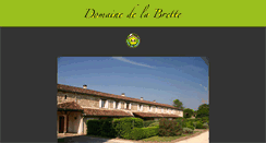 Desktop Screenshot of domaine-de-la-brette.com